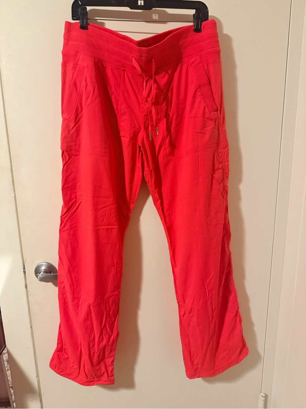 lululemon athletica Bright Coral Drawstring Joggers